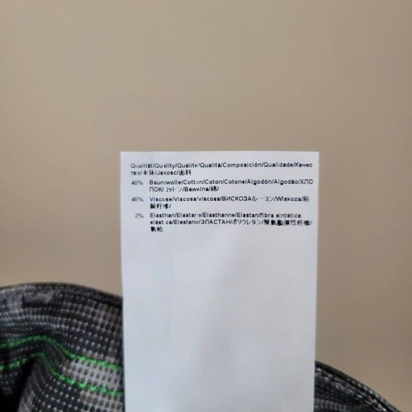 Hugo Boss Size 40 Leeman Slim Fit Digi Camo Performance Stretch Pants Black Gray - Picture 11 of 12